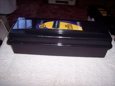 FELLOWS PLASTIC STORAGE CASE FOR CASSETTE TAPES--HOLDS 15 TAPES 42