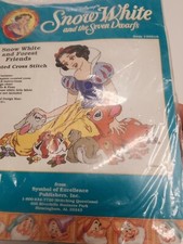 Disney Cross Stitch Kit SNow White  Forest Friends 35010