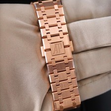 Audemars Piguet Royal Oak Chronograph 41mm 18k Rose Gold Brown 26331OR Mint B&P 14