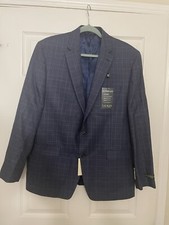 LAUREN RALPH LAUREN ULTRAFLEX BLUE STRIPE BLAZER 350