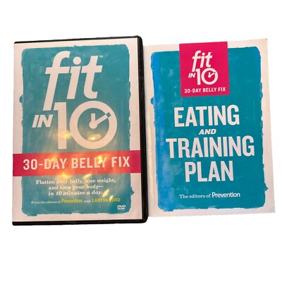 Fit in 10 - 30 Day Belly FIX DVD - 10 minutes a day - Brand New and Sealed!