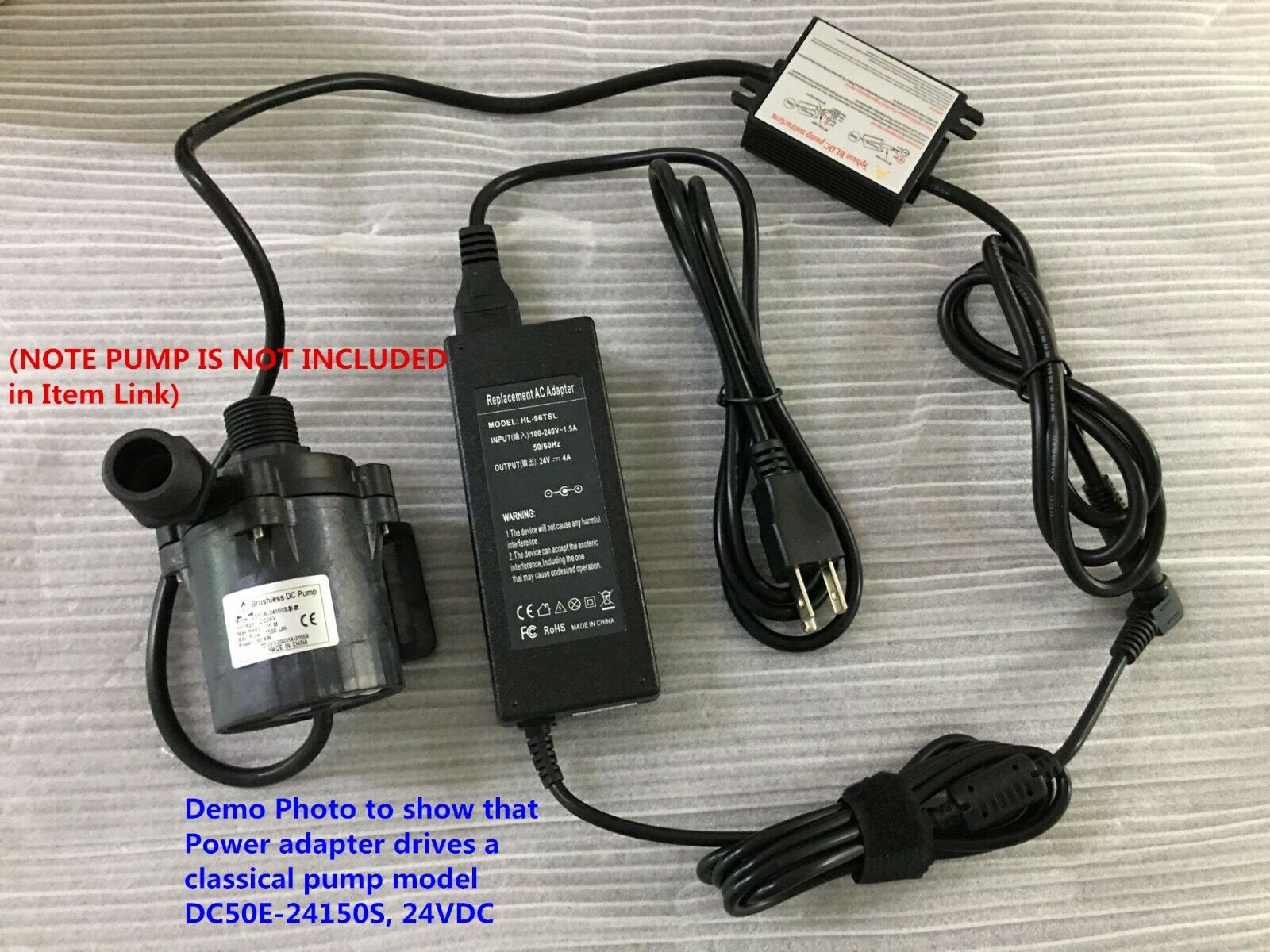 AC/ DC Power Adapter INPUT 100-240V 50/60Hz 1.5A OUTPUT 24V 4A EU/UK/US/AU  Plug