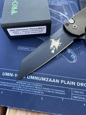 ProTech Malibu Halloween, Witch DLC Blade, Textured & Pearl Button! Only 40 made