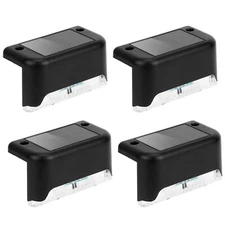Solar Powered LED Deck Lights Outdoor Path Garden Stairs Fence Lamp Waterproof