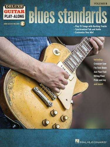 Blues Standards: Deluxe Guitar Play-Along Volume 5 (English) Paperback Book
