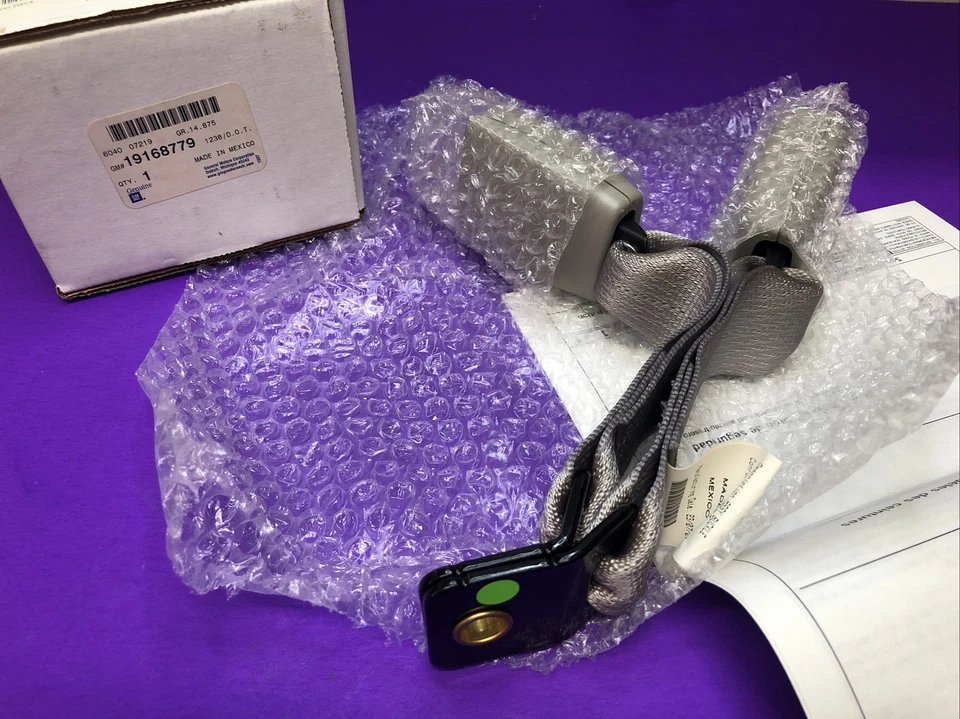 Kit de cinturón de seguridad trasero central GM 19168779 *Luz*Titanio 08-09 Buick Allure Lacrose Foto 3 de 4