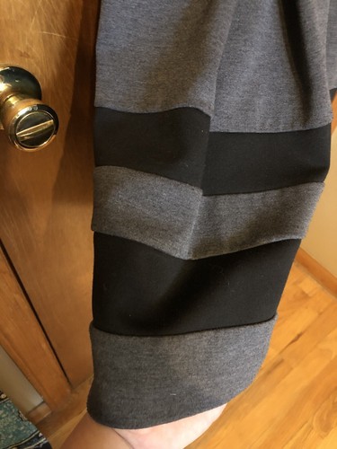 Calvin Klein Belted Dress In Gray And Black Women’s Size Petite 8 - Picture 5 of 15