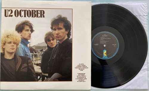 U2 - OCTOBER-  LP STEREO 1ST PRESS (1981) ISLAND A1 90092