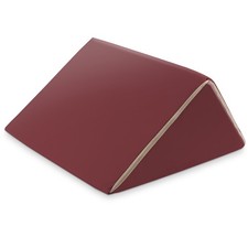 Triangle Wedge Massage Bolster Pillow, XL - 19" x 12" x 20" x 15.5" - Burgundy