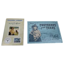 Miranda Lambert 2 Postcards From Texas Postcard and Sticker Sheet Rare Promo