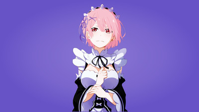 Minimalism Edited Ram Re Zero Kara Hajimeru Isekai Anime Playmat Desk Mat