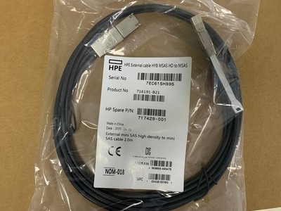HP External cable HYB MSAS HD to MSAS 2M Cable 691973-003 716191-B21 717429-001 