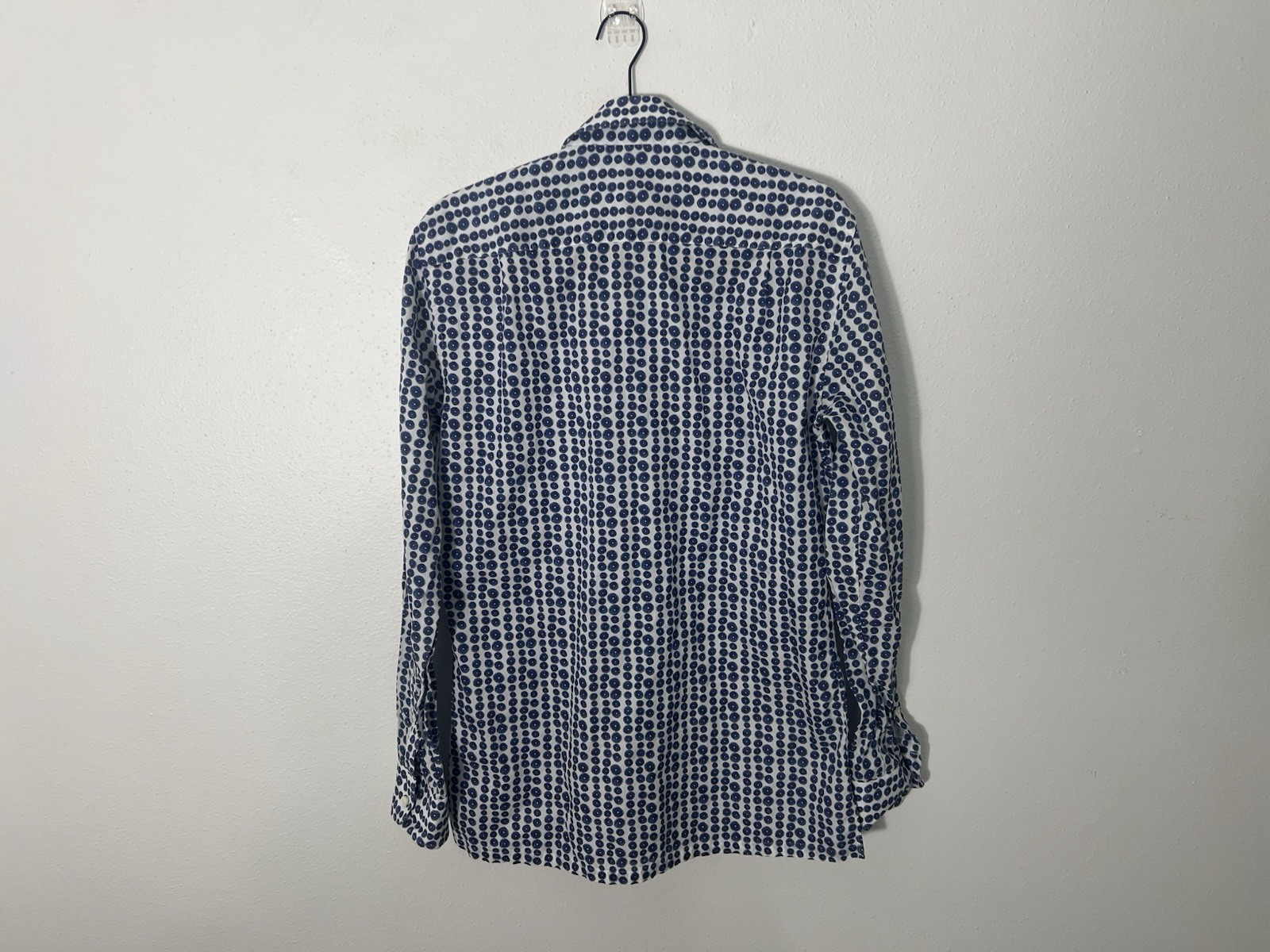 Knot Standard Blue Patterned Button Down Cotton S… - image 7