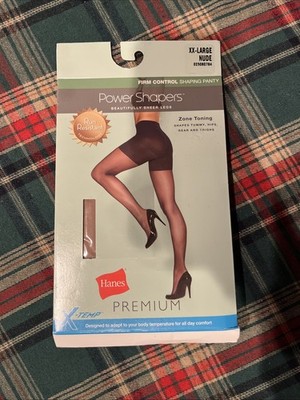 Power Shapers Women's  Hanes Firm Control Shaping Panty XXL Nude New In PKG