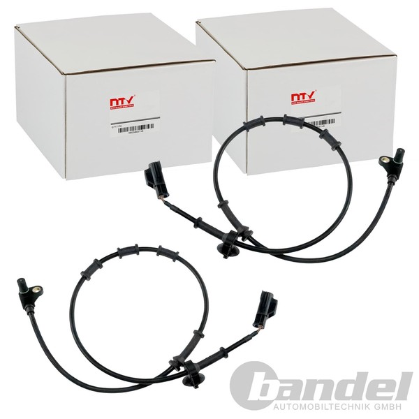 2X NTY ABS-SENSOR Raddrehzal Vorne Passend FüR Dodge Nitro RAM | HCA-CH-034-image