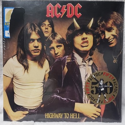 AC/DC Highway To Hell Walmart 50th Anniversary LP Gold Vinyl Record Sealed ACDC