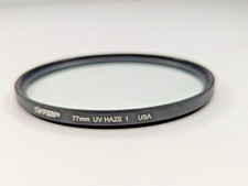 77mm Tiffen UV HAZE 1 Filter - Made in USA - MSRP 40