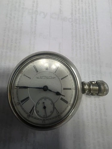 1893 18s Waltham Pocket Watch Model 1883 Grade A.T. & Co Parts/Repair
