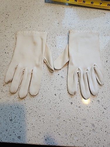 Lot de 9 paires de gants femme vintage rose noir aqua blanc lavande occasion - Photo 11/24