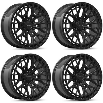 4 Rines 20'' Negro de Aleación para Toyota Tundra 2005-2025, RTXB13B 6x139.7 6Bir