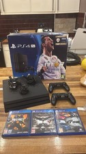 Ps4 Pro 1TB 2 Controllers 3 Games With Cables And Charging Cable