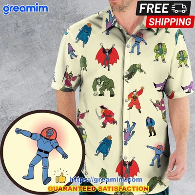 Ruh Roh Villain Characters Scooby Doo Hawaiian Shirt