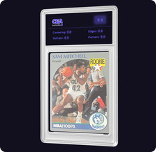 1990-91 NBA Hoops - Sam Mitchell #188 (RC) CGAi Graded 9
