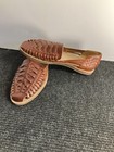 Nisolo Shoes Womens Size 12 Brown Woven Leather Huarache Sandals Flats Slip On — photo 6