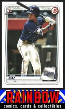 2020 Bowman #BP-30 Jhon Diaz Tampa Bay Rays