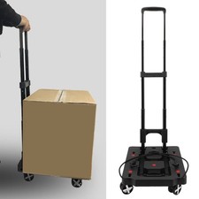 Folding Flat Cart With Wheels Portable Multifunctional Utility Dolly Platfor SET