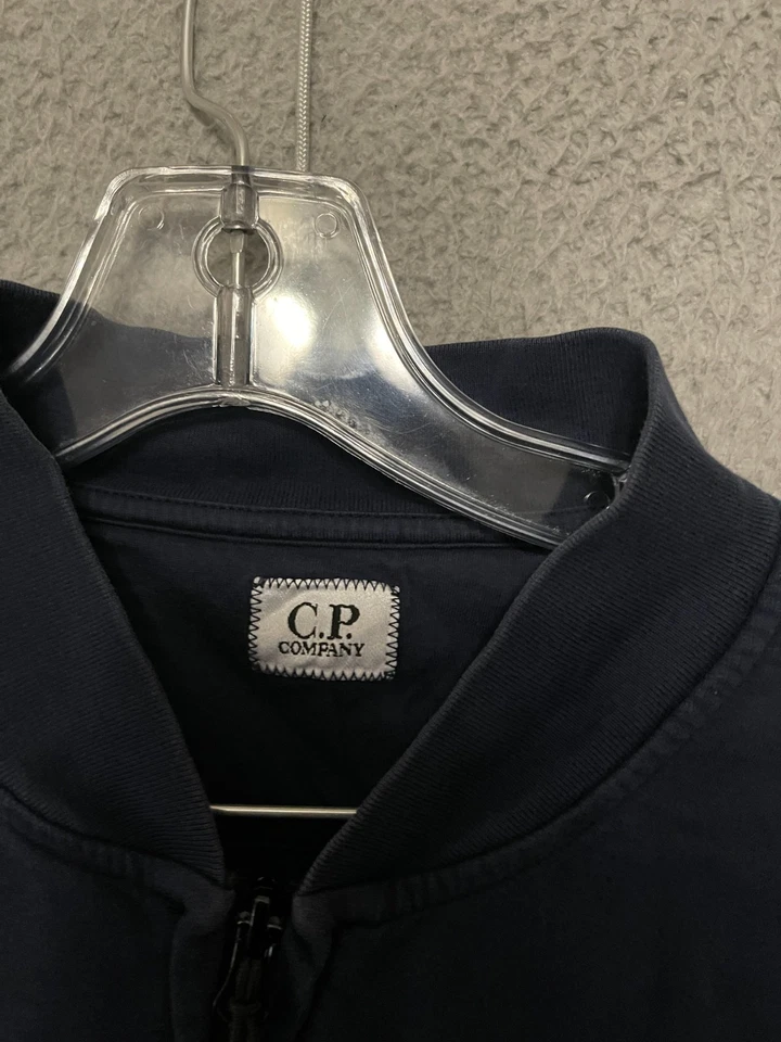 Suéter CP Company Para Hombre Cremallera Completa Talla XXL Azul Adulto Foto 2 de 4