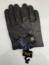 Mens Polo Ralph Lauren PERFORATED DRIVING GLOVES LARGE NEW
