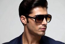 SUNGLASSES MEN DESIGNER GLASSES ROUND STYLE SHIELD FANCY MODERN LENTES GAFAS NEW
