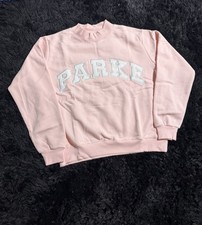 Parke Women  s Varsity Mockneck Sweatshirt Sprinkle in S/M