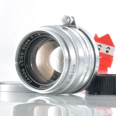 Objectif Canon 50 mm F1,8 L39 L à monture télémétrique vis LTM du Japon [Exc ... - Photo 1/4