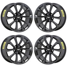 19x9.5 19x10 Cadillac Cts-v Black Chrome Wheels Factory Oem 4752 4754 Exchange