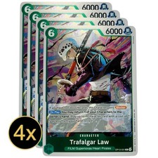 4x Trafalgar Law OP13 One Piece Foil Playset NM #OP13-031