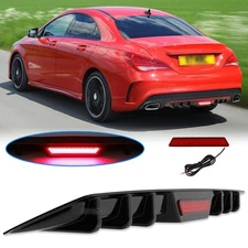 Rear Bumper Diffuser Lip + Brake Light For Mercedes-Benz CLA220 CLA250 CLA45 AMG