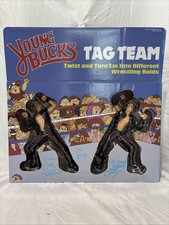 LJN Young Bucks Nick & Matt Jackson 2 Pack Signed JSA W AEW Ringside Exclusive
