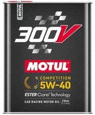 MOTUL USA Motor Oil - 300V Racing - 5W40 - Synthetic - 2 L Can - Each MTL110817 93.14 per gallon