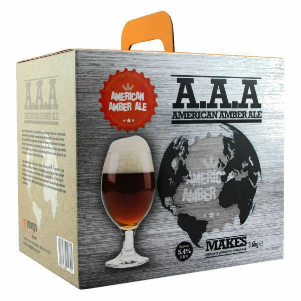 Youngs American Amber Ale AAA Beer Kit 40 Pints Homebrew Beer Making Brewing