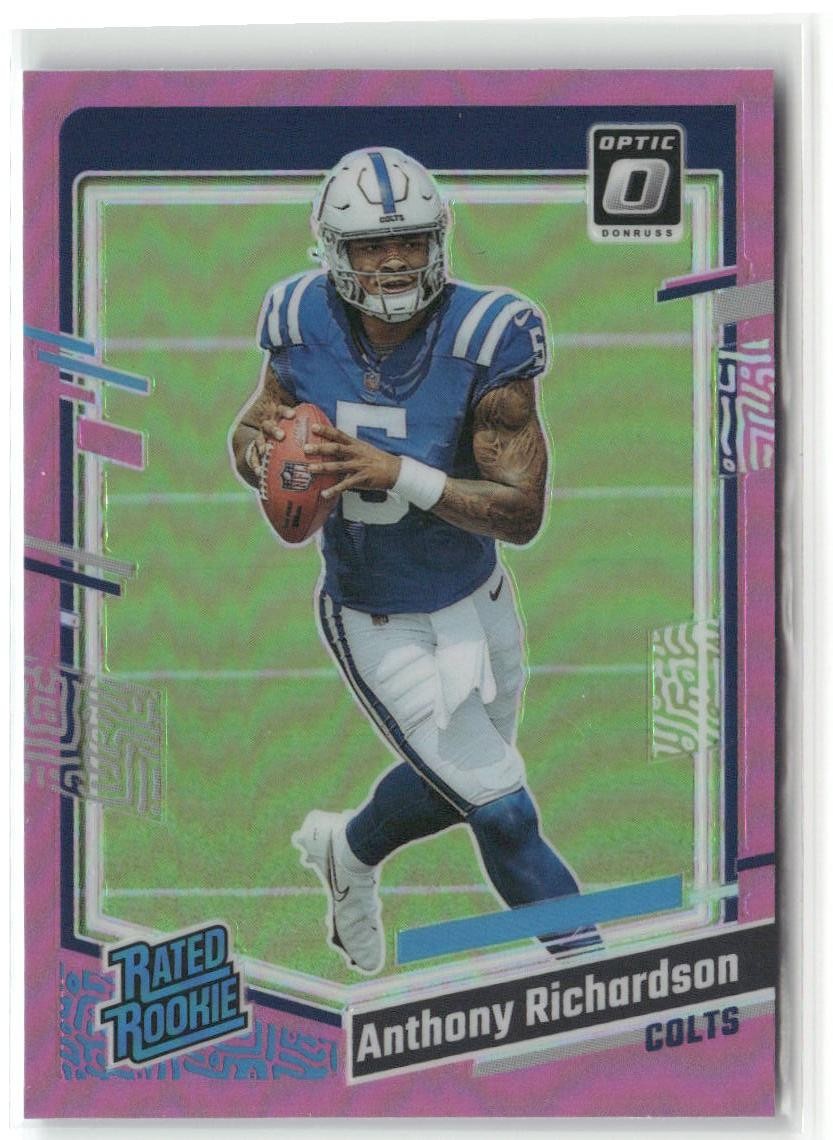 2023 Donruss Optic #247 Anthony Richardson Pink