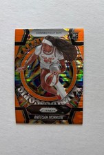 2025 Panini Prizm Aneesah Morrow Orange Kaleidoscopic RC /75 NO.12