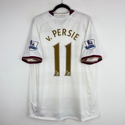 Arsenal 2007/2008 Away Soccer Jersey Nike Men's Shirt Robin van