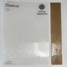 Anna Griffin Cricut Cuttlebug JOLIE LACE Embossing Folder