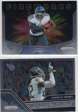 2 * DERRICK HENRY * 2020PRIZM FIREWORKS GO HARD OR GO HOME INSERT 