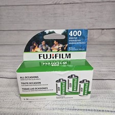 FUJIFILM 400 ISO 35mm Film Rolls 3 Pack 36 Exposures Color Print EXP 01/2027