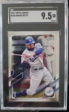 2021 Topps Chrome - Mookie Betts #100 Vertical, Swinging