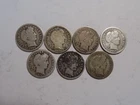 (7) Barber Dimes - 1900-S, 1904-P, 1904-P, 1907-P, 1912-P, 1912-P, 1916-S  Circs