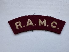 Original WW2 RAMC Shoulder Title